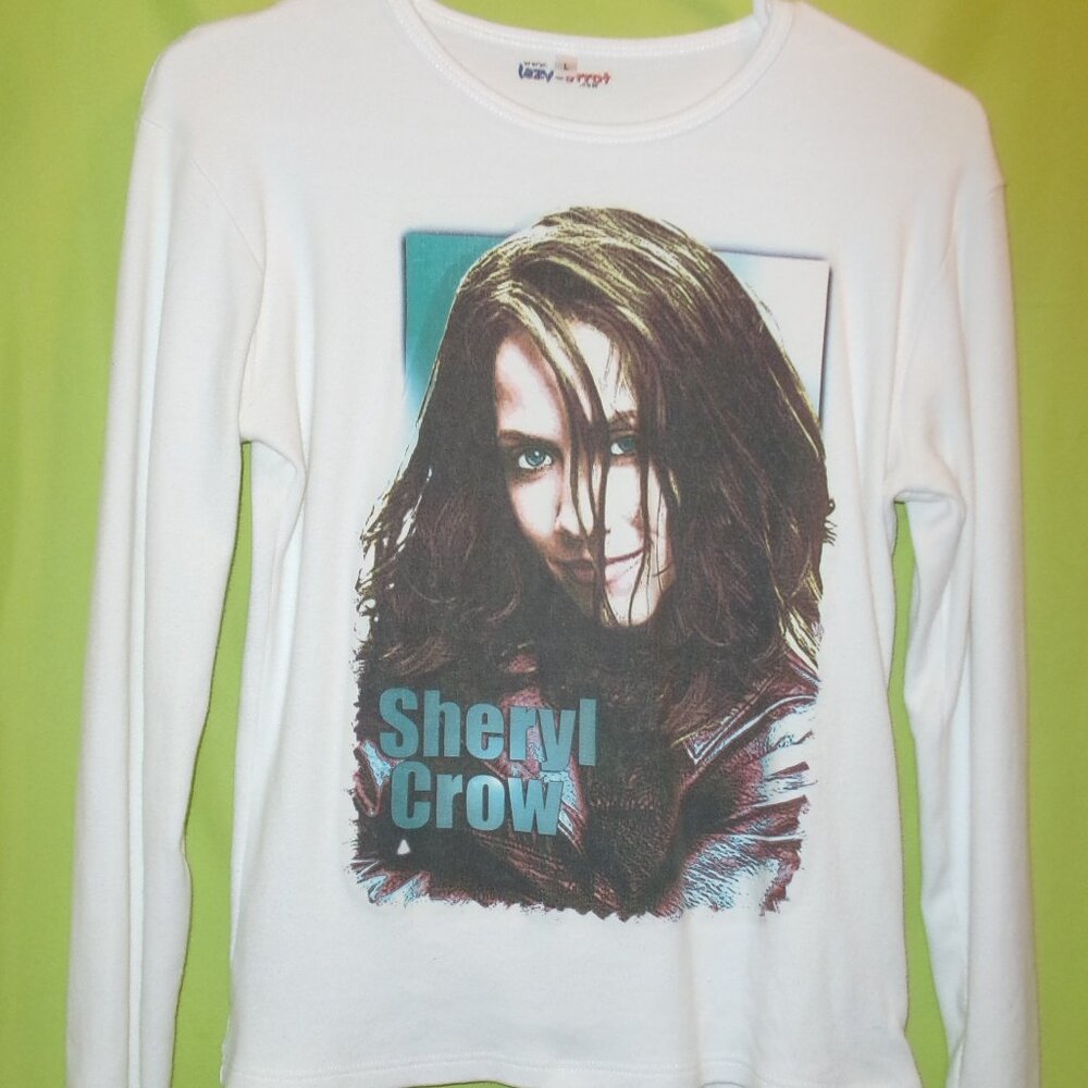 NWOTS, LAZY CARROT, SIZE L, SHERYL CROW, LONG SLEEVE TEE